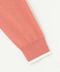 J.PRESS LADIES BASIC HT COTTON クルーネック カーディガン