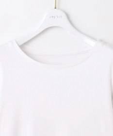 ANY SIS S スムースコンビペプラム カットソー