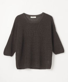 ANY 【洗濯機可/アンチピリング】ギマハーフスリーブニット