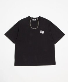 WEGO 【ユニセックス着用ITEM/MLサイズ展開】アクセ付きストレートライングラフィックT（SS）
