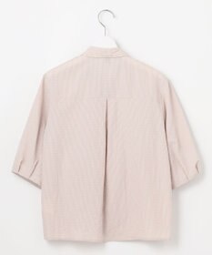 J.PRESS LADIES S 【洗える】アセテートレーヨンコットンチェック シャツカラー ブラウス