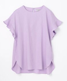 ANY 【洗える】ライトリネンクロスフレアスリーブ ブラウス