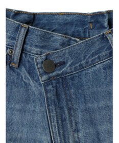 AMERICAN HOLIC アシンメトリーデニムワイドパンツ