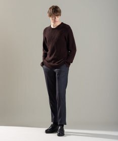 JOSEPH HOMME ビッグジオメトリージャガード　クルーネック