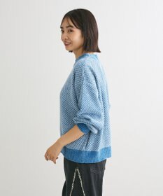 Green Parks ベロアモールモックネックニットプルオーバー