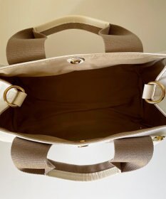 Hekhèr Le Style de Vie 新色追加【日本製 / 2WAY】PUコートコットンキャンバス トートバッグ medium