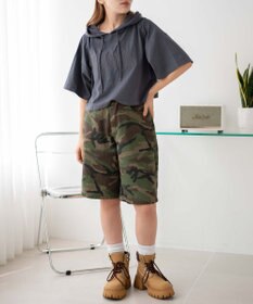 WEGO グラフィックフードショートT