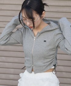 WEGO リブジップパーカー