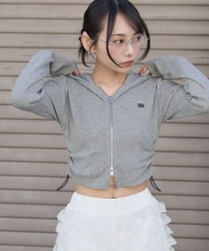 WEGO リブジップパーカー