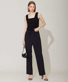 ICB 【接触冷感・UVカット・速乾・洗える】マットスキューバ セミワイドパンツ