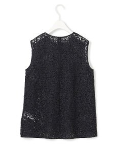 ICB L 【洗える】 ナイロンコードレース ブラウス