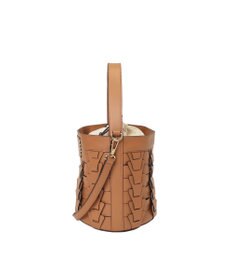 LA BAGAGERIE 【veganview】v piece mesh bucket bag