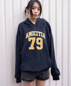 WEGO グラフィックビッグプルパーカー