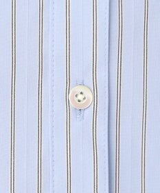 J.PRESS LADIES S BEZコットンナイロン ストライプ フリル襟 ブラウス