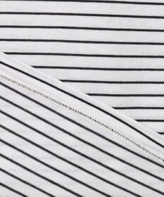 J.PRESS LADIES 【接触冷感・UVケア】 スムースジャージー タックスリーブ ボーダー カットソー