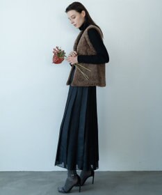 自由区 【カトリエムブーケ】Gilet de fourrure ファージレ