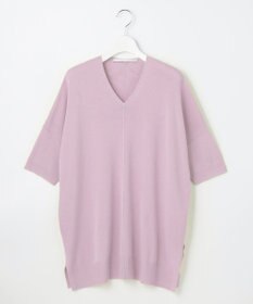 自由区 【新型登場！/WEB限定カラー有】ハイツイストコットンアセテート ニット5分袖