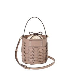 LA BAGAGERIE 【veganview】v piece mesh bucket bag