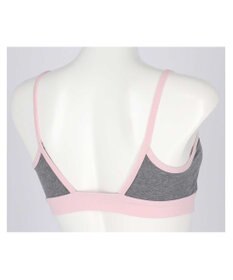 une nana cool 綿ベア天竺 カラーブロッキング ノンワイヤーブラジャー