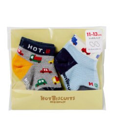MIKI HOUSE HOT BISCUITS 【9-19cm / 靴下2足セット】 ローカット ソックスパック