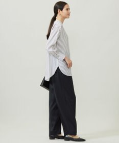 自由区 L SOMELOSバンドカラー ブラウス