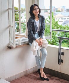 WEGO 【WEB限定/2025年秋冬新作//洗濯OK/毛玉レス/MLXLサイズ展開/オフィス/カジュアル】ベーシックニットカーディガン