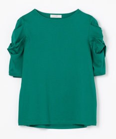 ANY シルケットスムース ツイストタックスリーブトップス