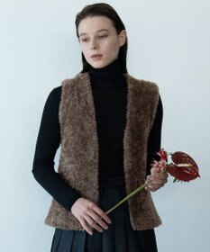 自由区 【カトリエムブーケ】Gilet de fourrure ファージレ