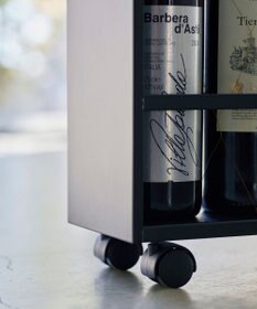 tower ハンドル付きスリムワゴン タワー ブラック