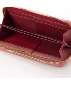 UNBILLION perche ジェムストーンチャームラウンド長財布