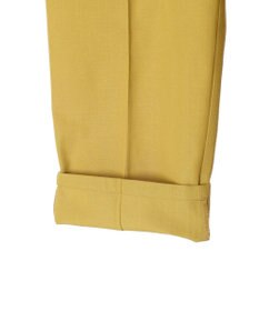 Green Parks 綿麻混イージーテーパードパンツ