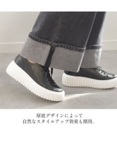 Pointer 日本製 レースアップ厚底スニーカー