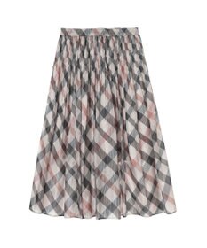 DAKS ハウスチェック シアー リップル スカート