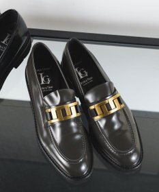 BONTRE 【LucaGrossi/ルカグロッシ】厚底幾何学ビットローファー/K072M TAL-UA