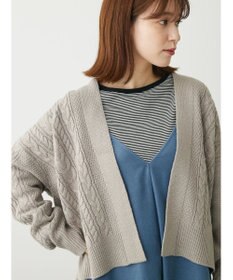 Green Parks 着流しケーブルカーディガン