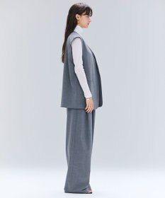 BEIGE， 【セットアップ対応・VERY 11月号掲載】ZEPHYR / ウールライクノーカラージレ