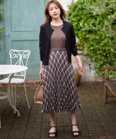 ANY SIS 【美人百花7月号掲載】ベーシッククルーネック カーディガン