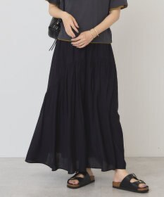 AMERICAN HOLIC 楊柳ギャザーボリュームフレアスカート