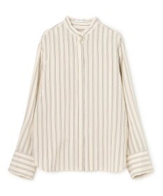 BEIGE， BOWEN / メタル釦ストライプシャツ