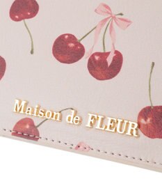 Maison de FLEUR チェリー柄フラグメントケース