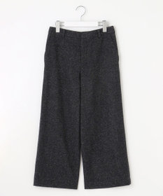 J.PRESS LADIES シルクネップ ツイード セミワイド パンツ