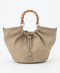 J.PRESS LADIES 【2way】ギャザーバンブー トート バッグ