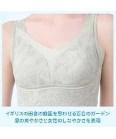 BRADELIS New York 【Yukine inc. 】ゆきねえモアソフト快適フルカップブラキャミ25 接触冷感 速乾 快適補整 ノンワイヤー ブラトップ カップ付きインナー