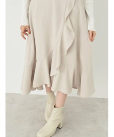 earth music&ecology ラッフルフリルイレヘムスカート