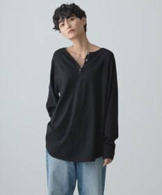 AMERICAN HOLIC ２ＷＡＹバイパチヘンリーネックニットプルオーバー