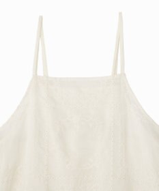 AMERICAN HOLIC シアー刺繍キャミワンピース（ペチコート付き）