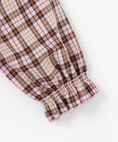 組曲 KIDS 【150-160㎝】リセチェックシャツ ワンピース