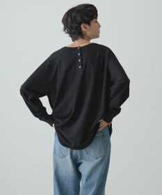 AMERICAN HOLIC ２ＷＡＹバイパチヘンリーネックニットプルオーバー