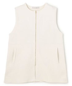 UNFILO 【セレモニー】BEAUTY FORM KNIT ZIPジレ