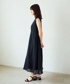 YECCA VECCA ドライタッチシアードロストワンピース